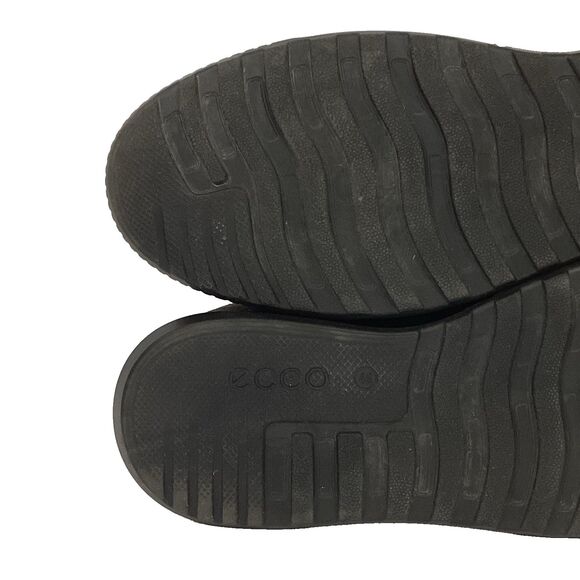 Ecco Fusion - Men's Sz 46(US 12-12.5) Brown Leather - Low Pull-On Sneakers - Picture 6 of 8